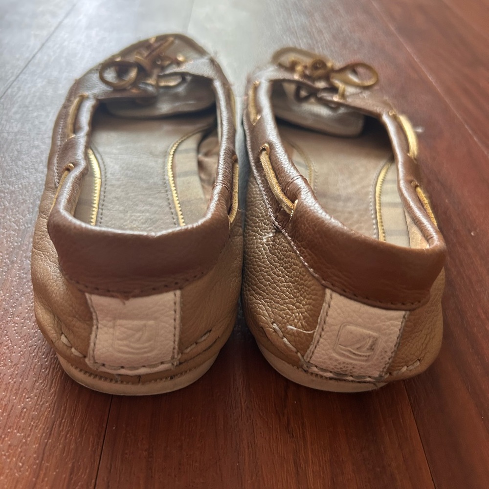 Sperry Women's Top-Sider Starfish Brown and Tan Loafers - Picture 3 of 5